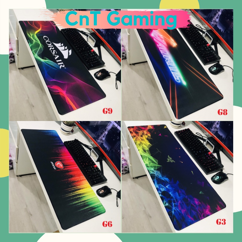 Bàn Di Chuột - Lót Chuột Khổ Lớn Gaming Siêu Đẹp Siêu Mịn Siêu Bền 800x300x3mm | WebRaoVat - webraovat.net.vn