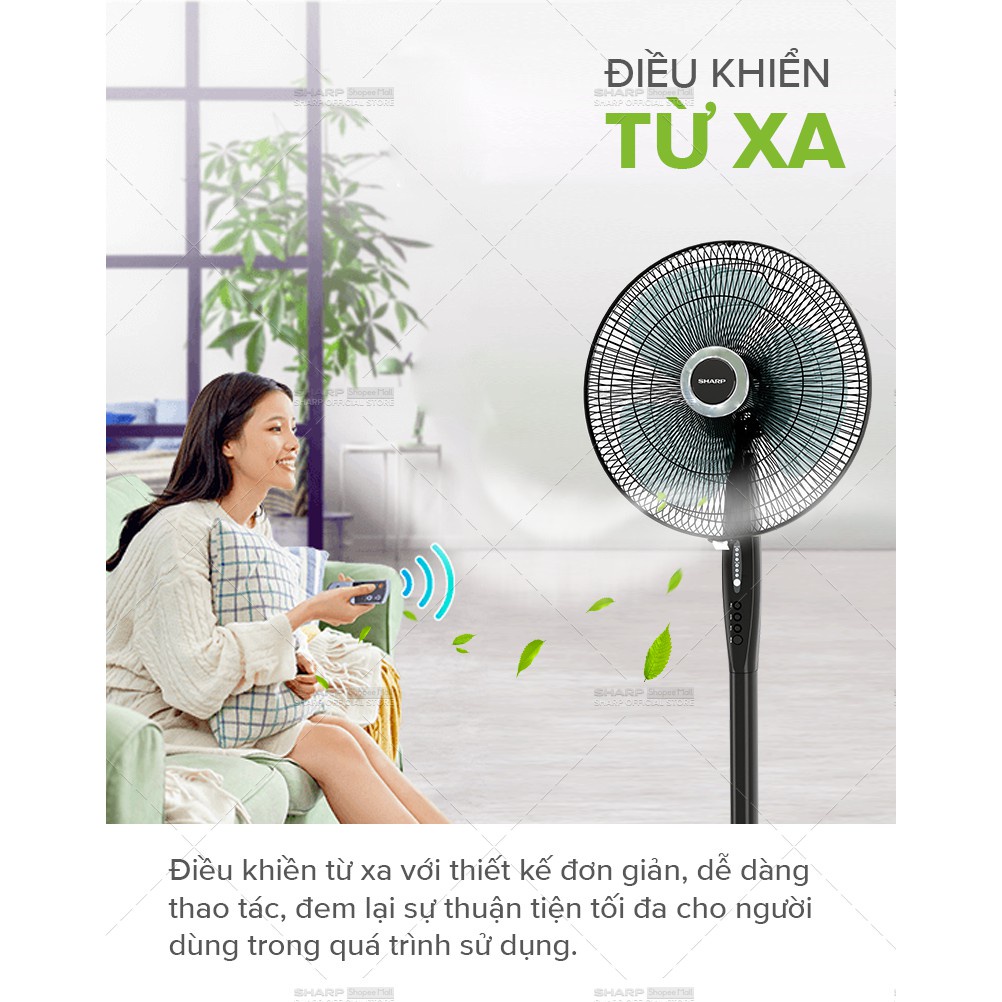 Quạt Đứng Sharp PJ-S40RV-DG Hàng Malaysia