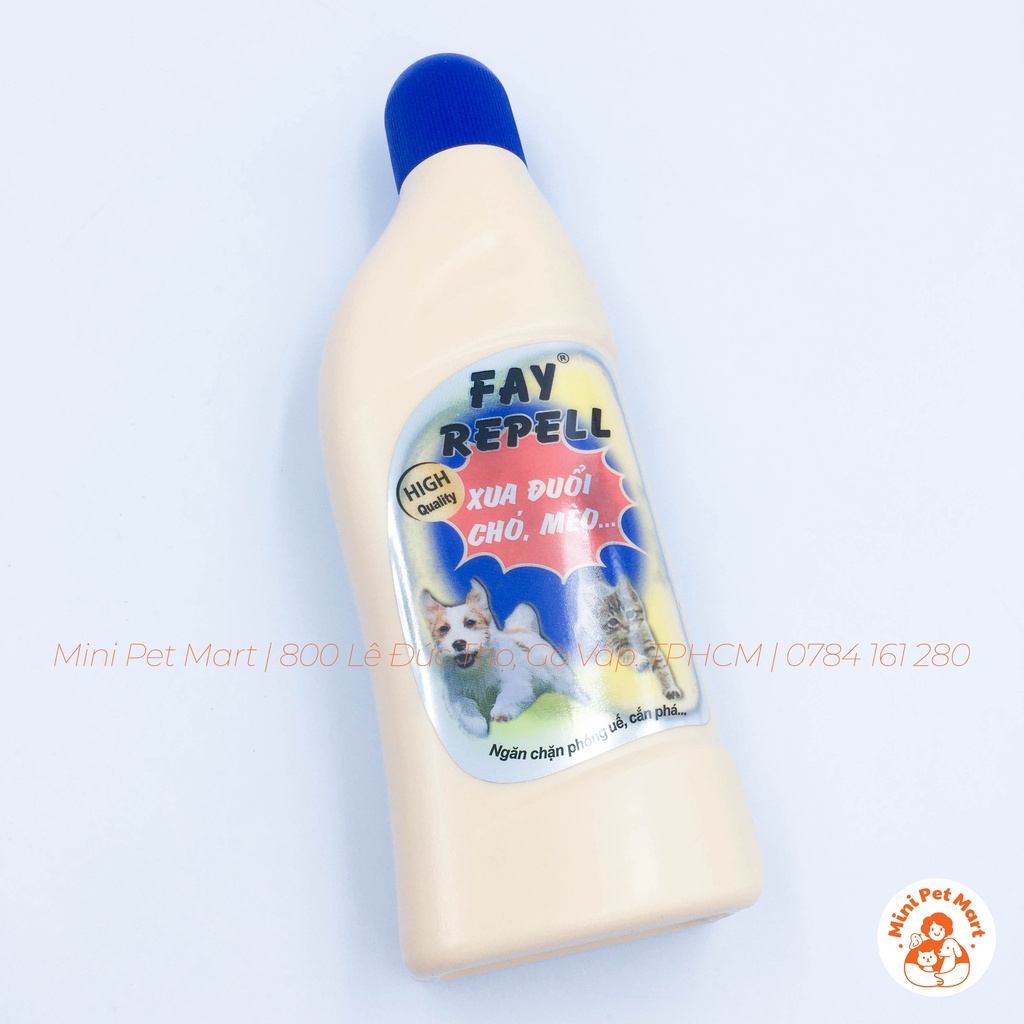FAY REPELL 200ml | Tinh dầu xua đuổi chó mèo, ngăn chặn chó mèo vệ sinh bừa bãi, cắn phá đồ đạc, vệ sinh đúng chỗ