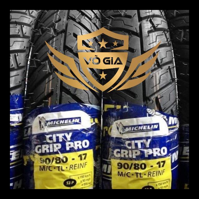 Vỏ Xe Michelin City Grip Pro (Vỏ Không Ruột) và City Pro (Vỏ Dùng Ruột) Tất Cả Các Size Cho Tay Ga Và Xe Số