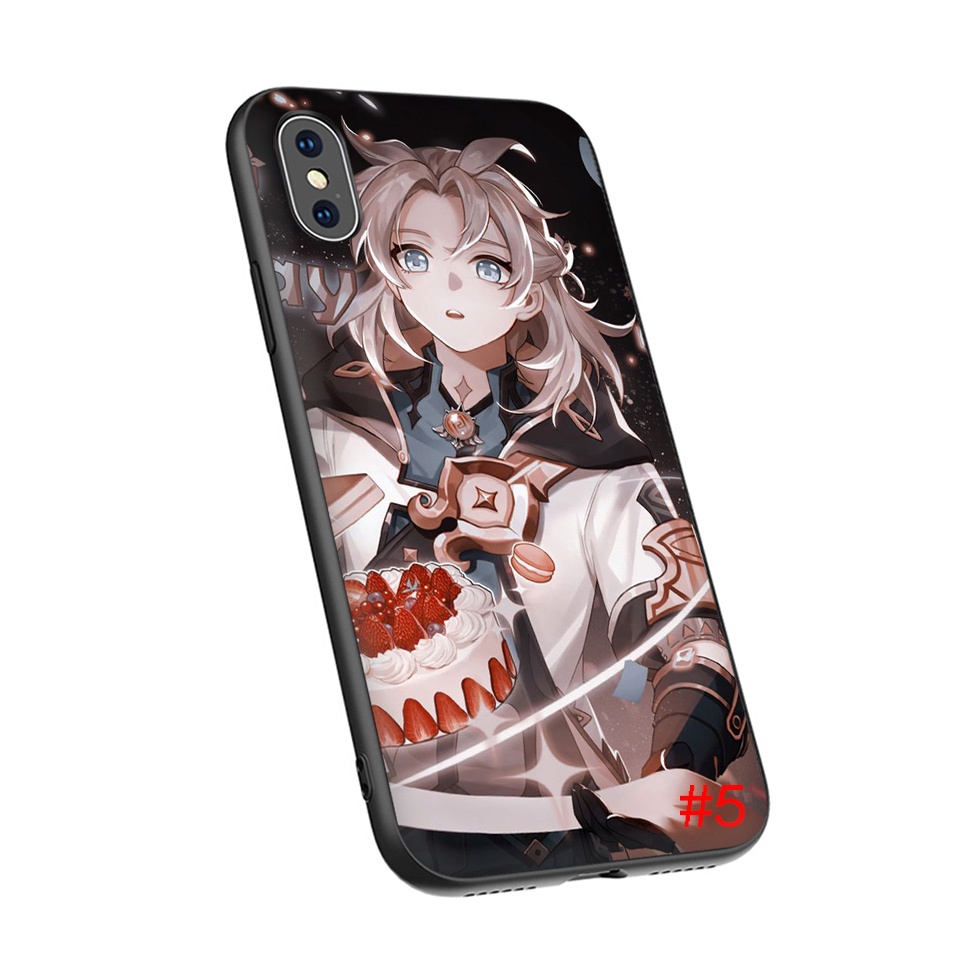 Ốp điện thoại mềm LN44 in hình Game Genshin Impact thích hợp cho iphone 5 5S 6 6S 7 8 Plus X XS Max XR SE 2016 2020