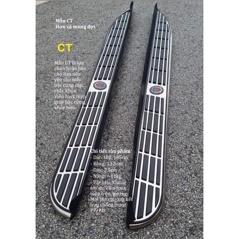 Bậc lên xuống, bệ bước chân cho Huyndai KONA 2018 - 2022 MỚI NHẤT