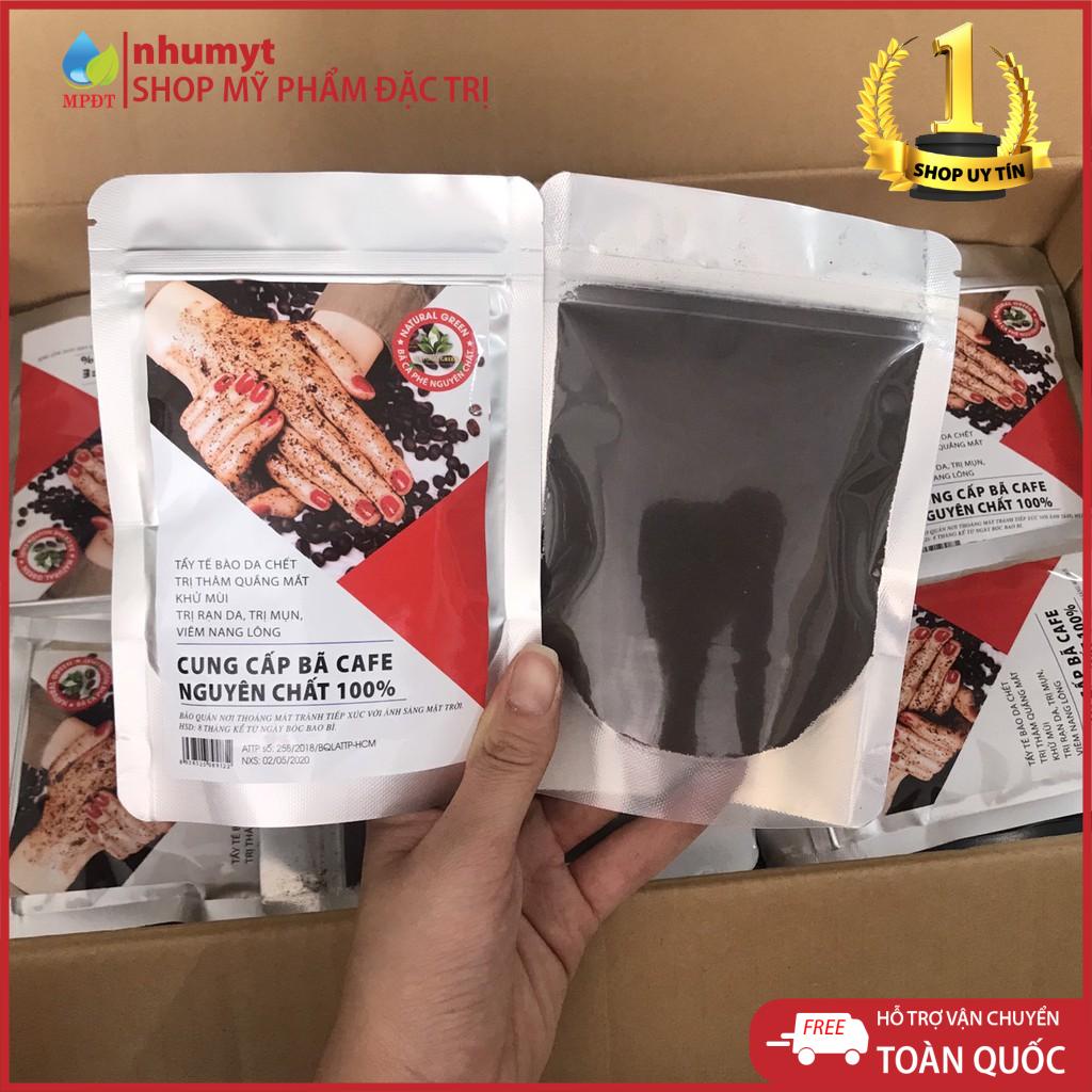 Gói 100gr Bã cà phê Khô ( bã cafe ) cực thơm đắp mặt và body