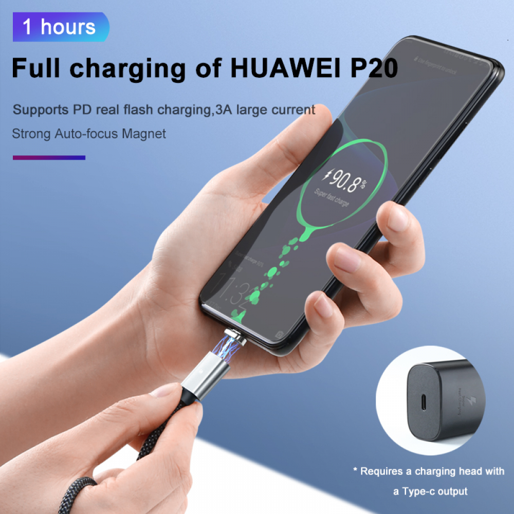Cáp Sạc Elough Cho Huawei Usb Type C 5a 100w Pd