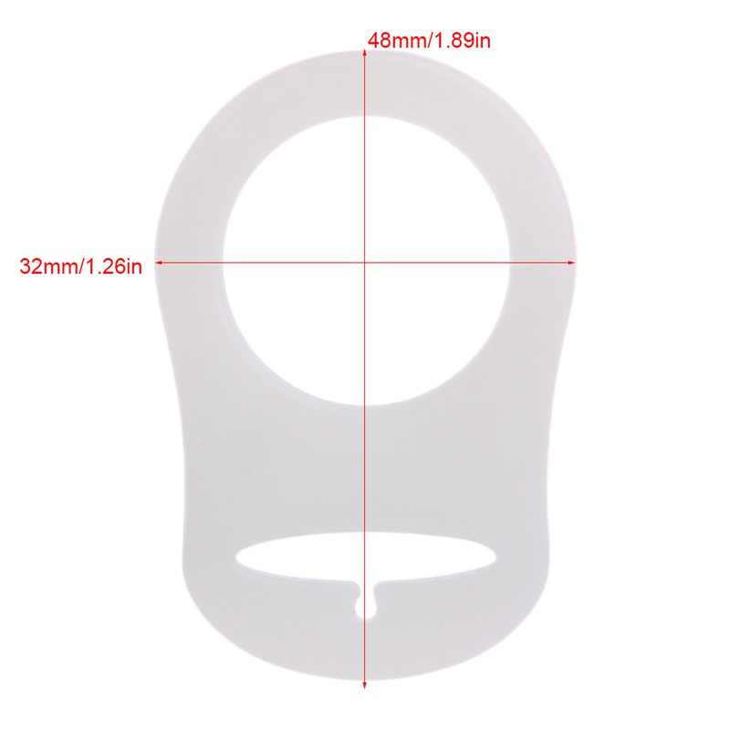 Bộ 5 Vòng Kẹp Núm Vú Giả Bằng Silicone Màu Dạ Quang Cho Bé