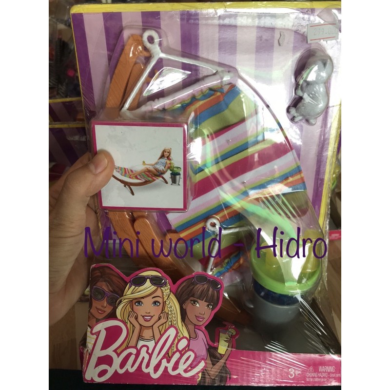 Set phụ kiện nội thất Barbie chính hãng