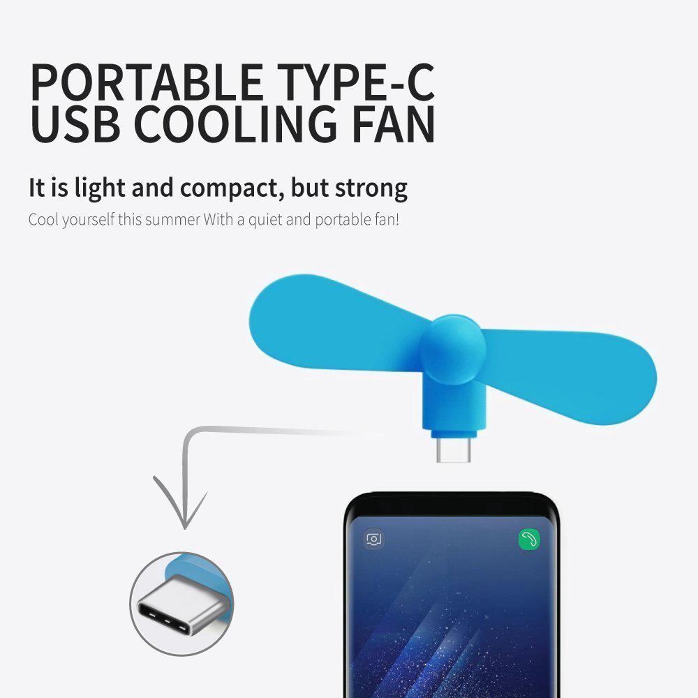 Quạt mini làm mát cho USB C / Android tiện lợi