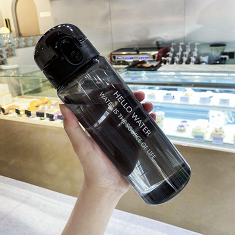 YIYU Bình Đựng Nước Trong Suốt Có Nắp Đậy Chống Tràn Tiện Dụng