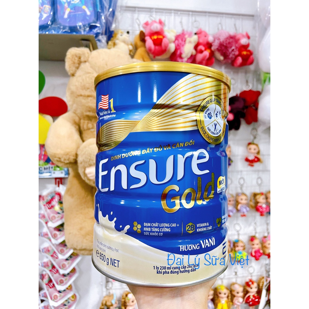 Sữa bột Ensure Gold Hương Vani 850g