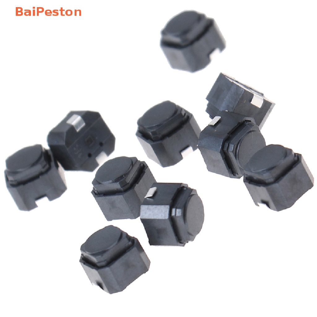 Set 10 Công Tắc Cảm Ứng 6 * 6 * 5mm Bằng Silicon Không Ồn