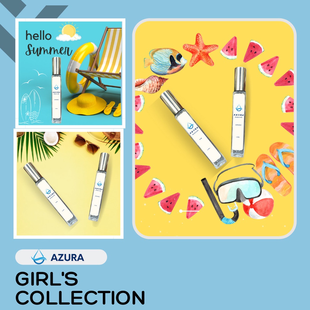 Tinh Dầu Nước Hoa Azura Wind Ngọt Ngào Thơ Ngây Dạng Chai Xịt 12Ml