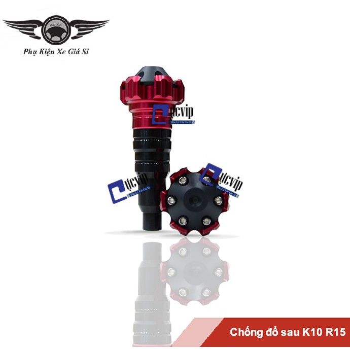 Dùng Cho Xe R15 - Chống Đổ Sau Nhôm CNC K10
