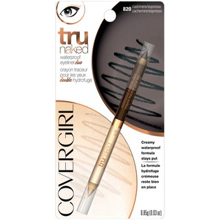 [Auth] Chì kẻ mắt 2 màu Covergirl tru naked eyeliner