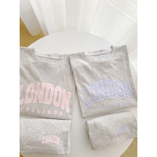Set019 - set đồ tay dài xám london