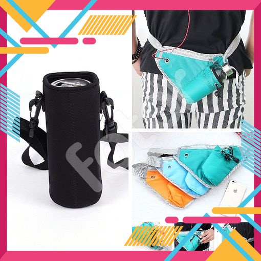 [5❤️][FREESHIP] TÚI TRƠN - TÚI ĐEO THỂ THAO ĐỰNG BÌNH NƯỚC HÌNH TAM GIÁC [HCM]