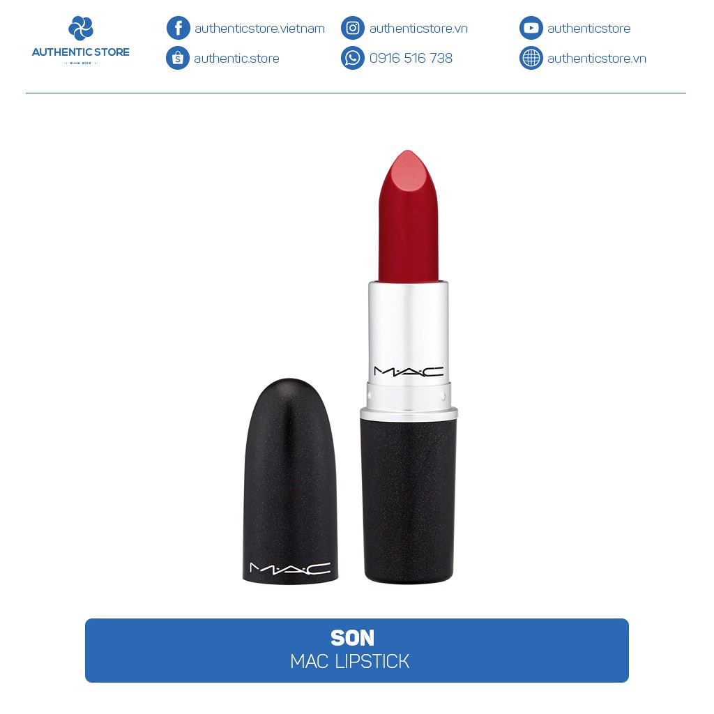 Son Lì MAC Matte Lipstick thỏi 3g