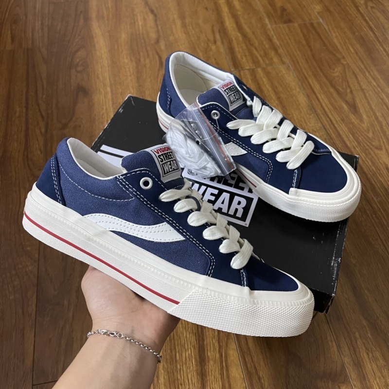 |CÓ SẴN| GIÀY SNEAKER VISION X ODD CIRKUS XANH THAN NAVY
