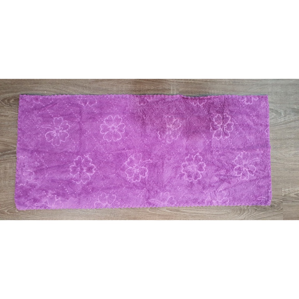 Khăn đa năng lông cừu dập gấu 35x75cm #khandanang #khanlongcuu