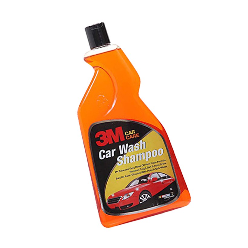 [ Tặng khăn lau cao cấp] Xà Bông Rửa Xe 3M Car Wash Shampoo 1L, Tỷ lệ pha 1:80