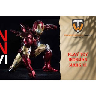 Mô hình PlayToys 1/6 Iron man MK6 Diecast