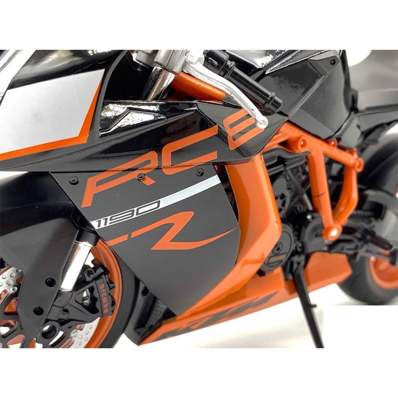 MÔ HÌNH XE MOTO SIÊU XE KTM 1190 RC8 R | WELLY tỷ lệ 1:10