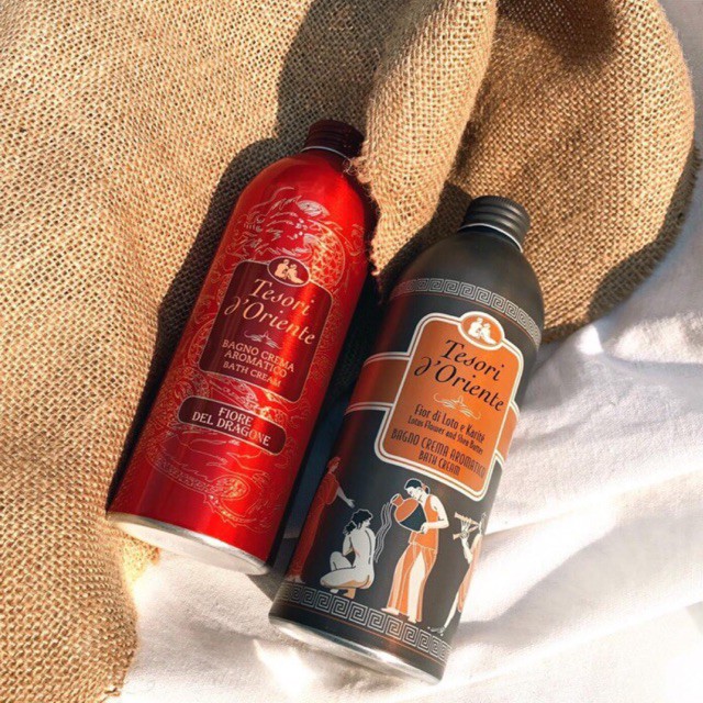 Sữa tắm lưu hương hương nước hoa Tesori D' Oriente 500ml - kèm vòi