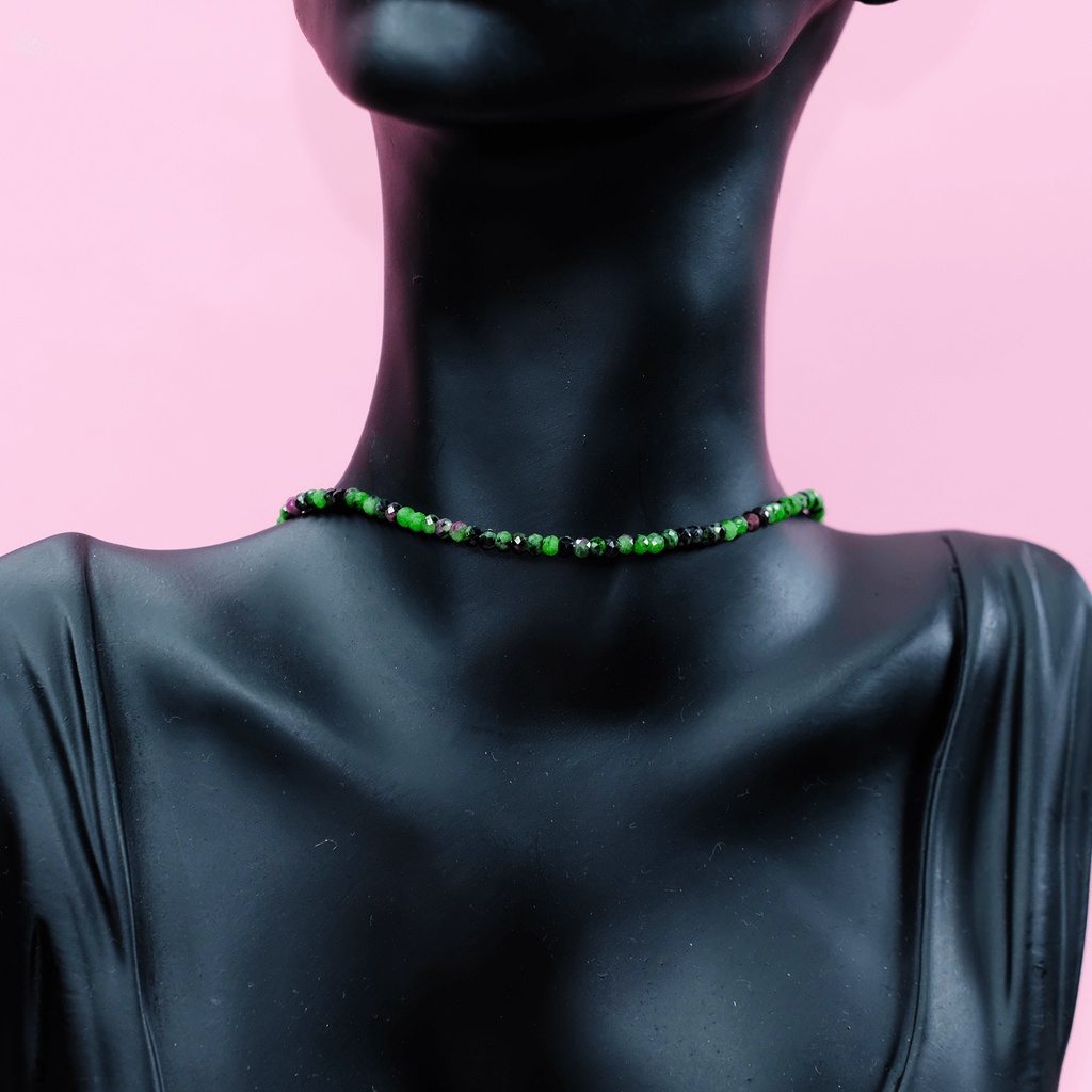 Vòng cổ ruby xanh nam phi UPCARA