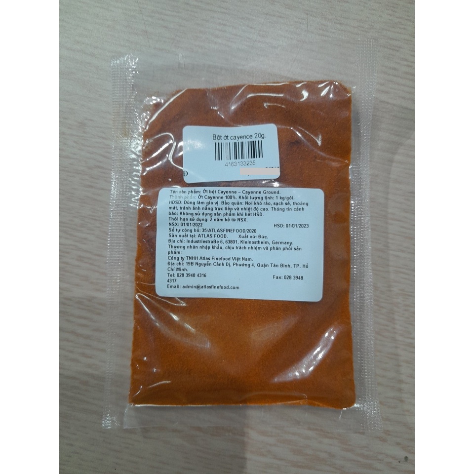 Bột ớt Paprika 20g