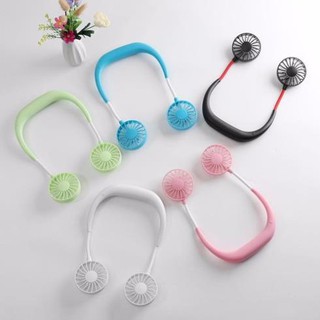 Quạt Đeo Cổ 3 Tốc Độ Led Hương Thơm.