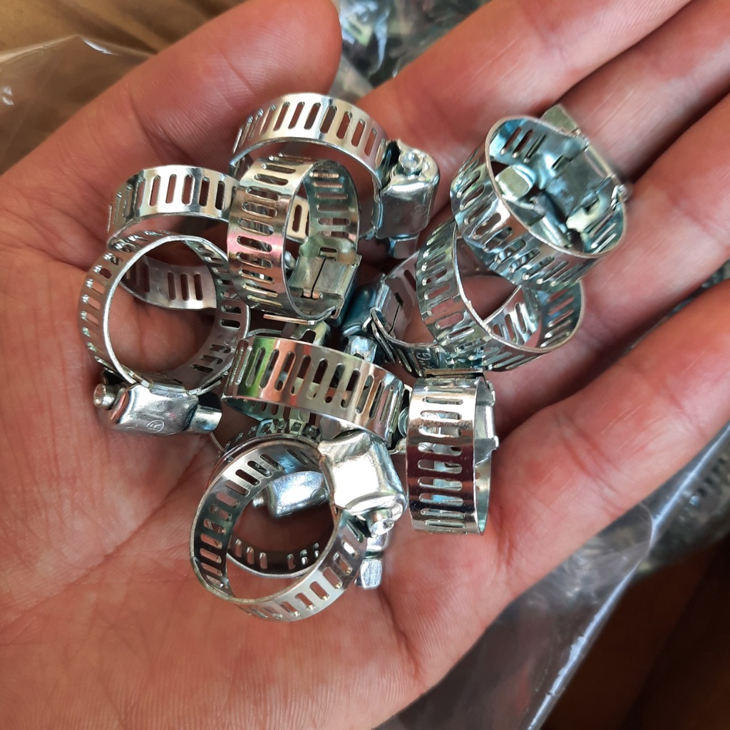 Cổ dê siết ống, đai siết  ống  đủ phi 13,19,211,27,34,42,48,60,76,110mm