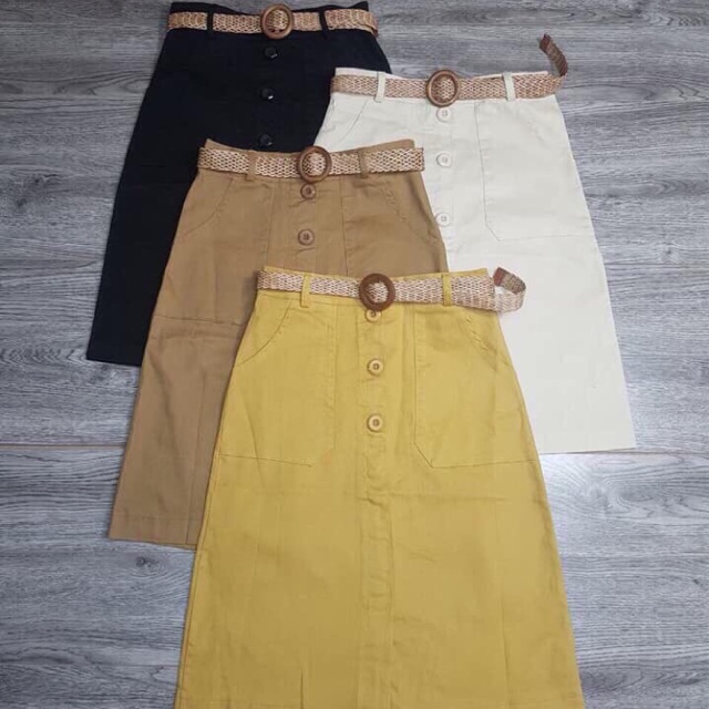 ⚡️FLASH SALE⚡️-CHÂN VÁY THÔ KÈM ĐAI QUẢNG CHÂU