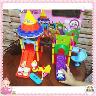 Bộ đồ chơi Lắp Ghép Công Viên Giải Trí Hello Kitty (Phiên Bản Chất Lượng)