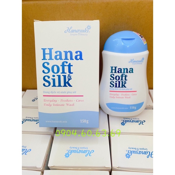 Dung Dịch Vệ Sinh HANA SOFT &amp; SILK 150g Hanayuki