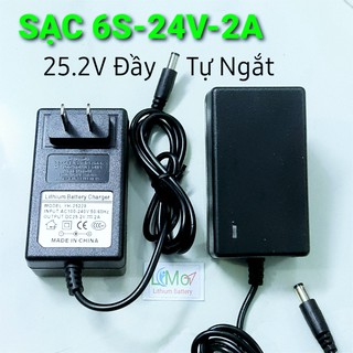 Sạc pin 6S 24V 2A. Sạc pin Lithium ion 24V. Chuyên sạc pin máy khoan, máy mài và các khối pin nối theo mạch 6S - LIMO