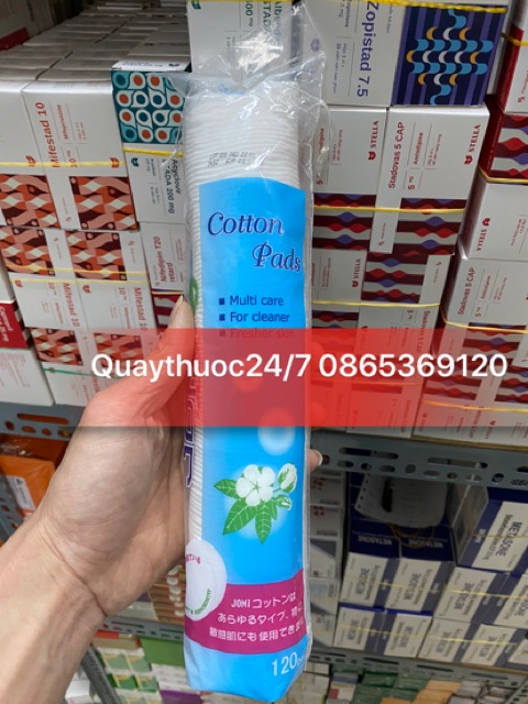 ✅BÔNG TẨY TRANG JOMI (120 miếng)