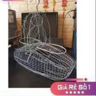 Lồng bẫy chim chào mào- choè bằng kẽm siêu nhạy giá tốt 22x42x40