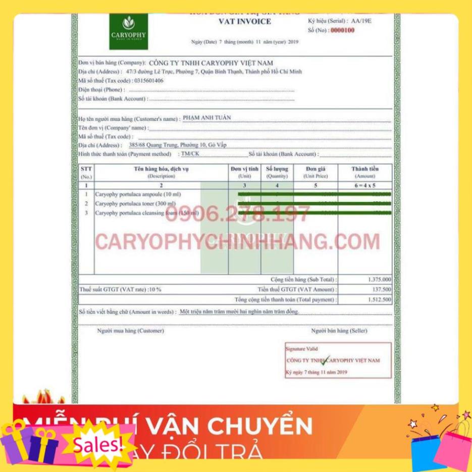 Sỉ-  Serum ngăn ngừa mụn và thâm Caryophy Chính Hãng - Serum Mụn Ngăn Ngừa Mụn Ẩn,Mụn Đầu Đen | BigBuy360 - bigbuy360.vn