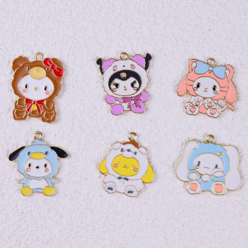 Móc Khóa / Dây Chuyền / Bông Tai Hình Mèo Kitty Melody Dễ Thương Diy