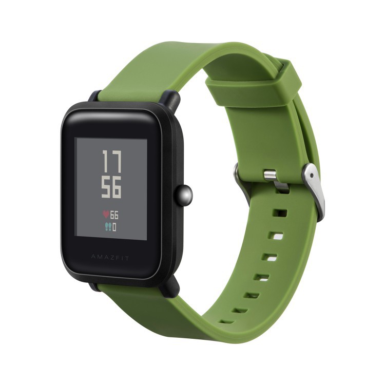 Dây Đeo Silicon Thay Thế Cho Đồng Hồ Thông Minh Huiz Amazite bip Lite Youth 1S bip 3 / bip u pro / bip s