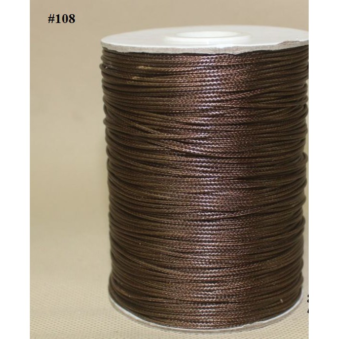 10met dây sáp bóng, sáp da Hàn Quốc 0.5mm