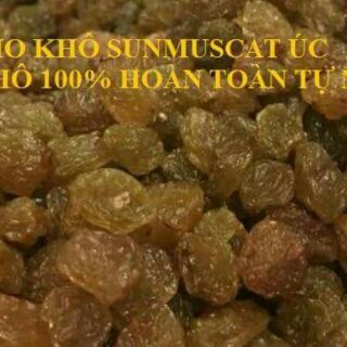 Nho hữu cơ Sunmuscat túi 500g