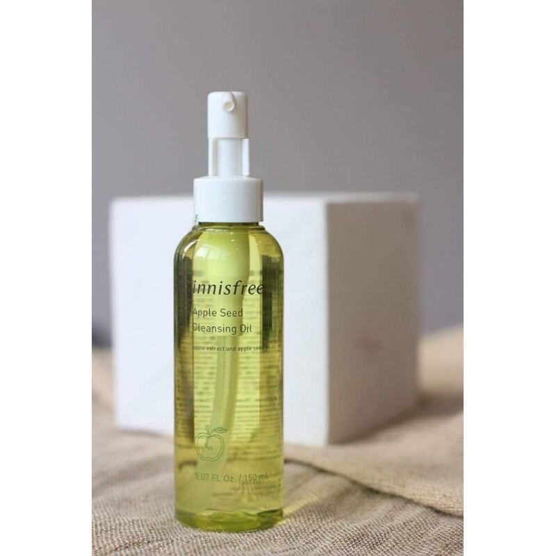 ( MẪU MỚI) DẦU TẨY TRANG TÁO XANH Innisfree Apple Seed Cleansing Oil 150ml | BigBuy360 - bigbuy360.vn
