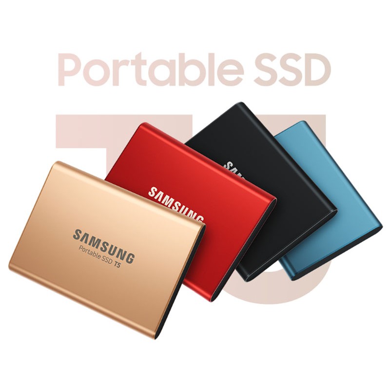 Ổ cứng di động SSD External Samsung T5 500GB - USB 3.1 Gen 2 (Xanh)