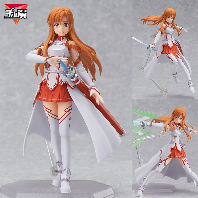 Figma 178 Sword Art Online SAO Asuna Yuuki Asuna Mô hình thực hành Asuna