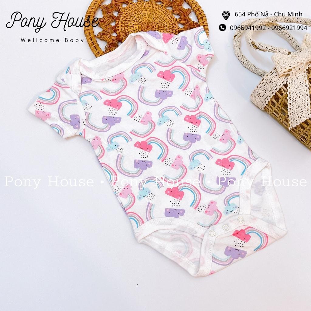 Body Chip Cộc Tay Bodysuit  Hàng Quảng Châu Chất Cotton Siêu Đẹp Mềm Mát Cho Bé Gái Từ Sơ Sinh đến 9 Tháng