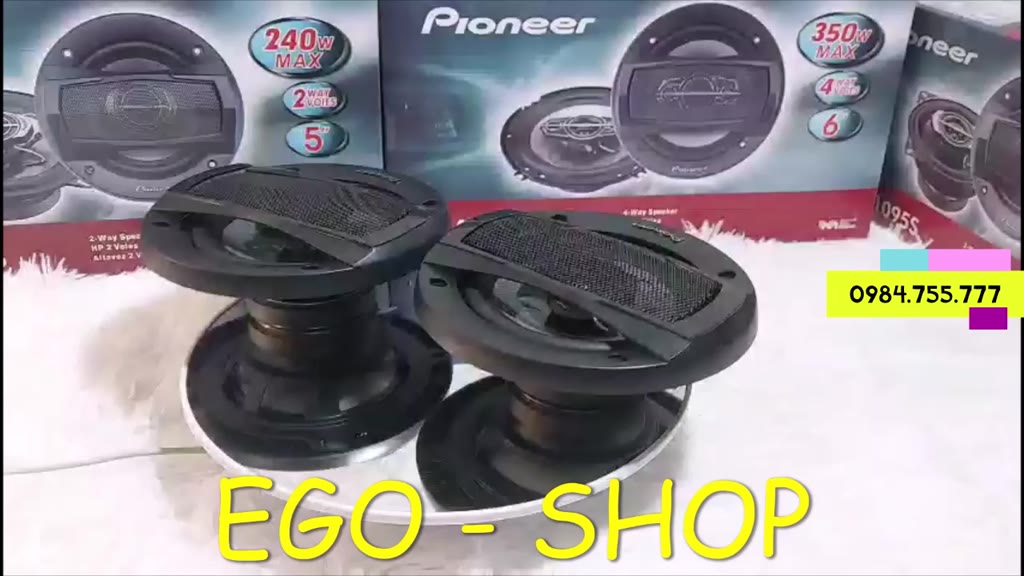 Loa ô tô Pioneer hai đường tiếng