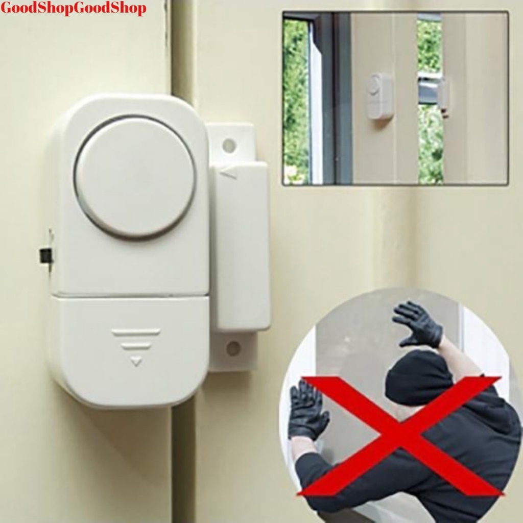CHUÔNG BÁO ĐỘNG GẮN CỬA THÔNG MINH BÁO ĐỘNG KHI CÓ NGƯỜI MỞ CỬA PIN RỜI CÓ THỂ THAY THẾ TIỆN LỢI