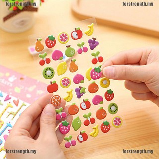 Sticker dán trang trí sổ tay/sổ tay/điện thoại hình hoạt hình 3D DIY