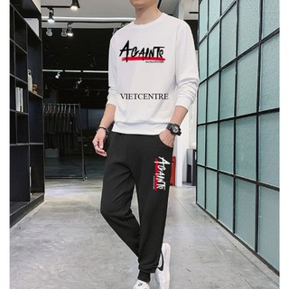 Bộ Đồ Thể Thao Nam Thu Đông AGAINT Tay Dài Chất Nỉ Hot Trend - VIECENTRE