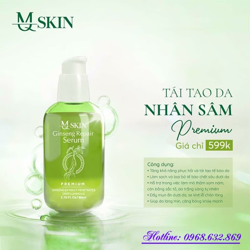 Serum thay da không sưng Nhân Sâm VIP MQ SKIN 80ml